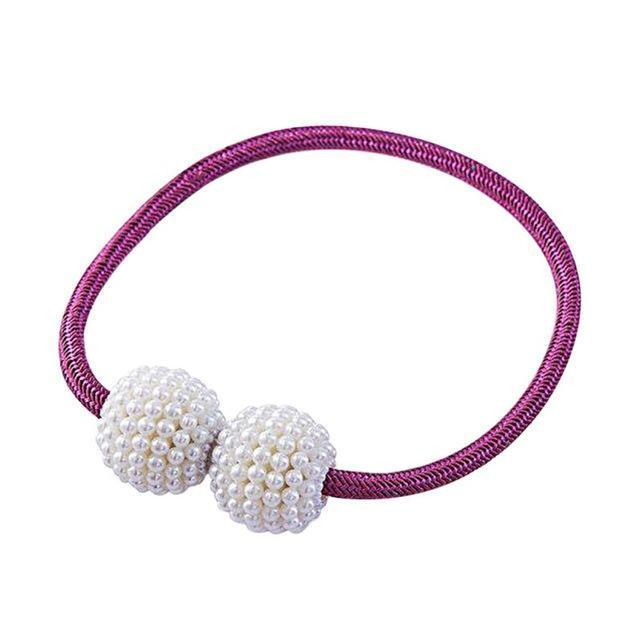 BowLift | Magnetic Curtain Tiebacks Pearl Beads