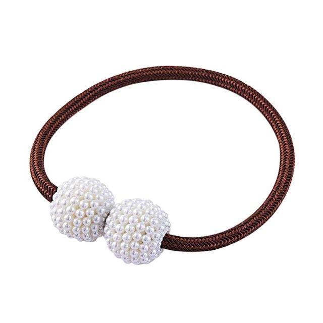 BowLift | Magnetic Curtain Tiebacks Pearl Beads