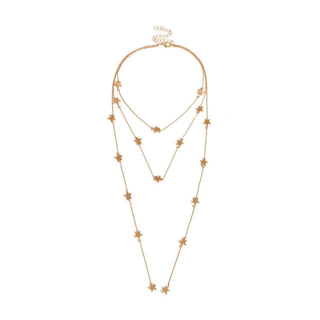 Multi Layered Boho Droplet Necklaces | Bowlift