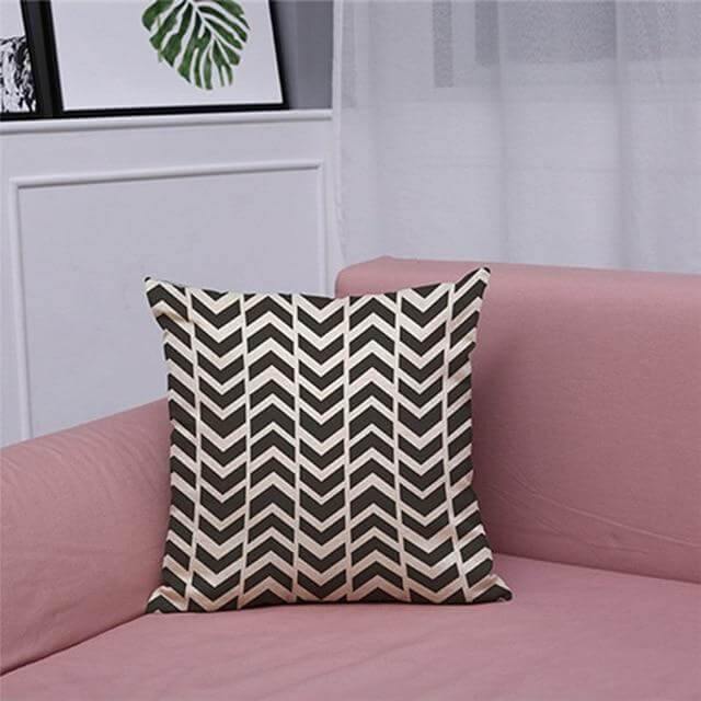 BowLift | Geometrical Lovely Black and White Home Pillow Cases