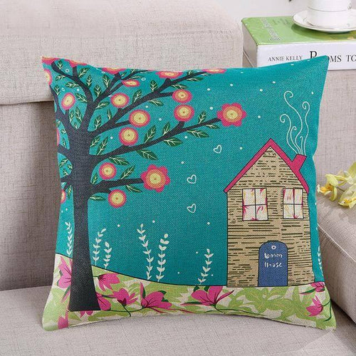 BowLift | Decorative Tree Printed Home Cute Pillow Cases