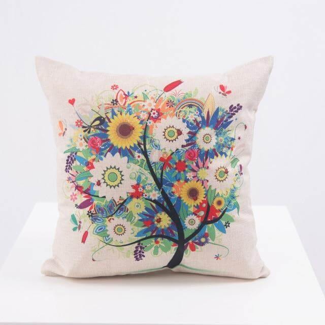 Decorative Tree Printed Home Cute Pillow Cases | Bowlift