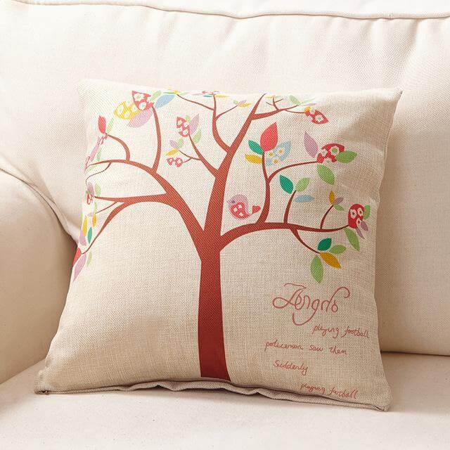 BowLift | Decorative Tree Printed Home Cute Pillow Cases