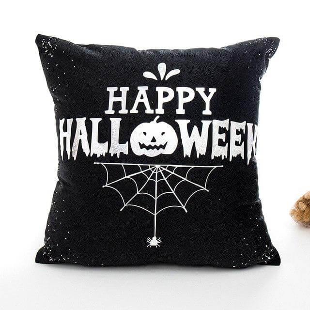 BowLift | Black and White Halloween Pillow Cases