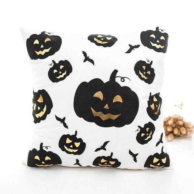 BowLift | Black and White Halloween Pillow Cases