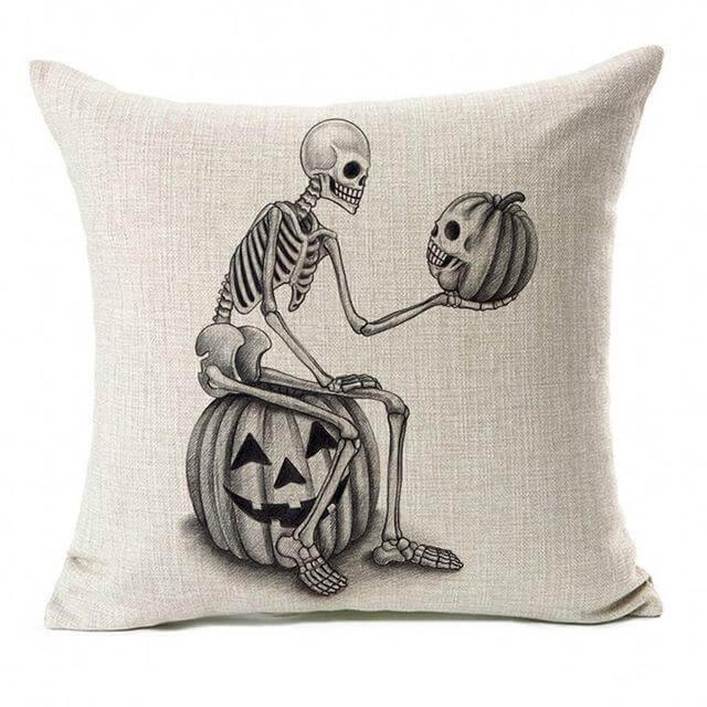 BowLift | Skeleton Halloween Pillow Cases