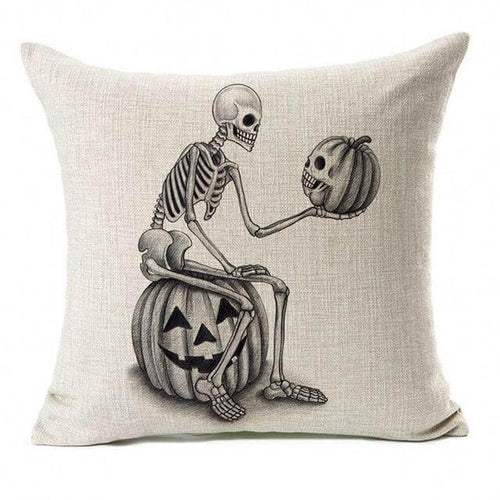 BowLift | Skeleton Halloween Pillow Cases