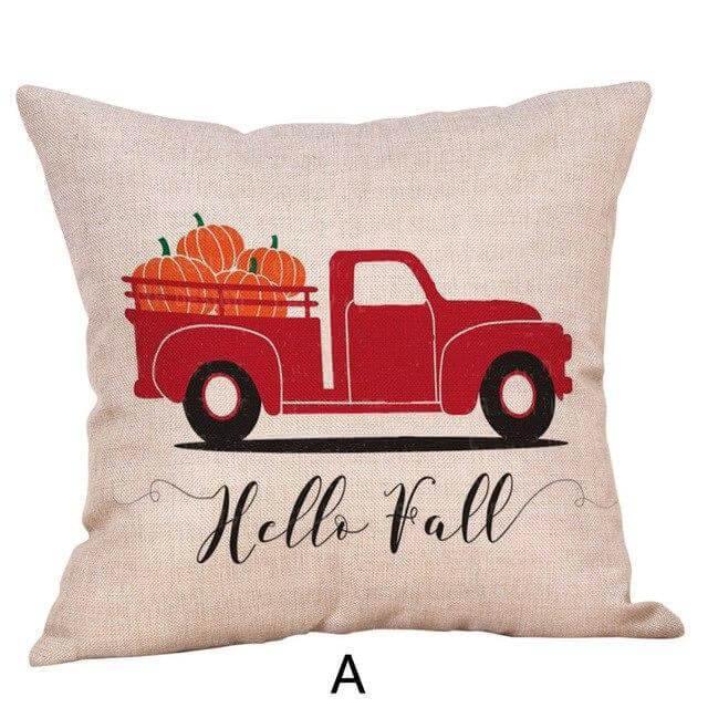 BowLift | Pumpkin Truck Halloween Fall Pillow Cases