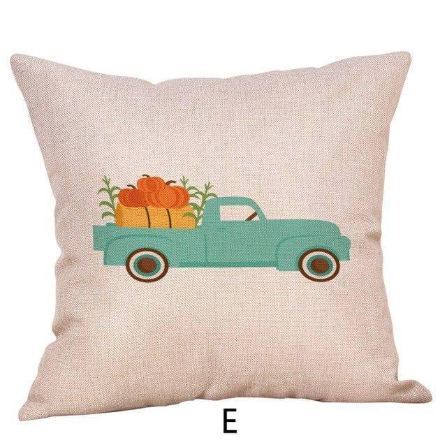 BowLift | Pumpkin Truck Halloween Fall Pillow Cases