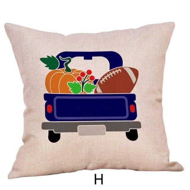 BowLift | Pumpkin Truck Halloween Fall Pillow Cases