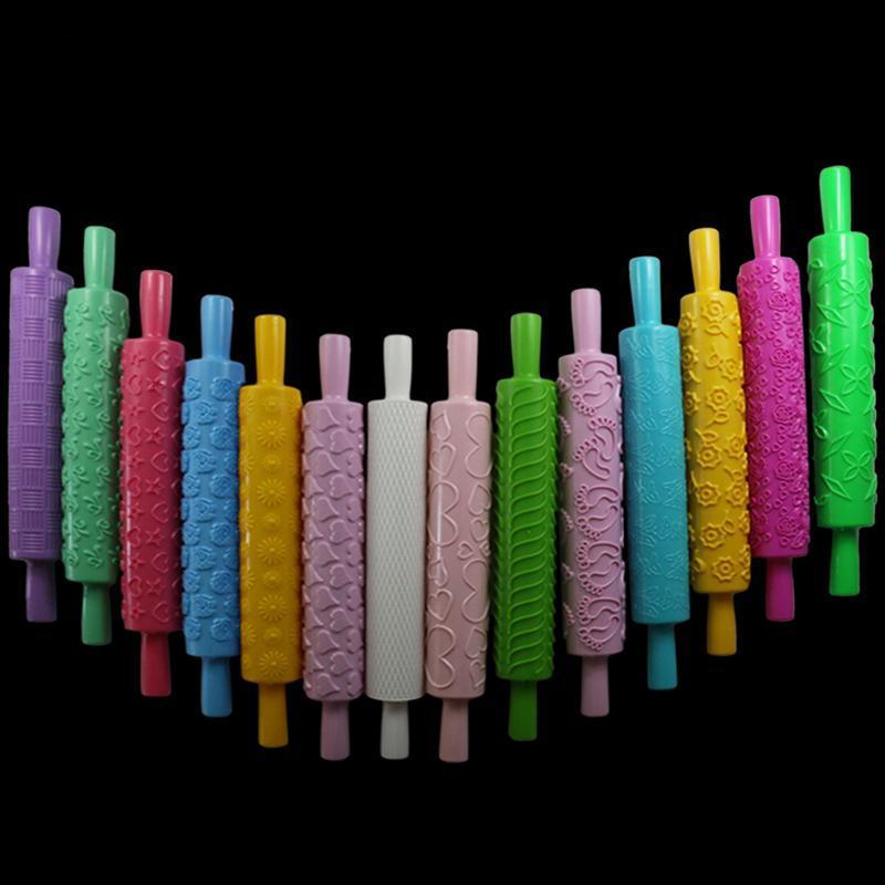 Colored 3D Pattern Rolling Pin | Bowlift