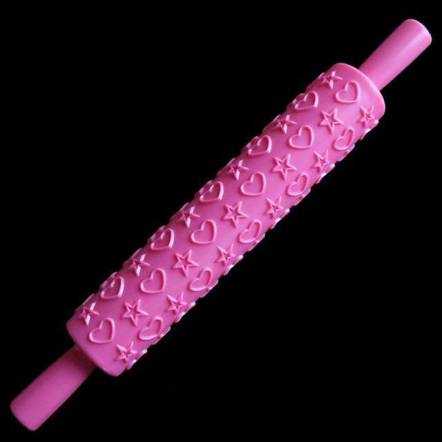 Colored 3D Pattern Rolling Pin | Bowlift