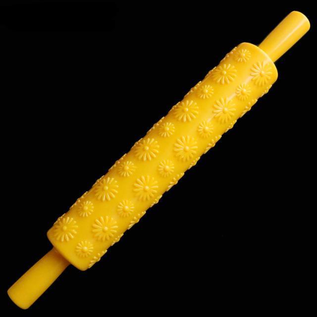 Colored 3D Pattern Rolling Pin | Bowlift