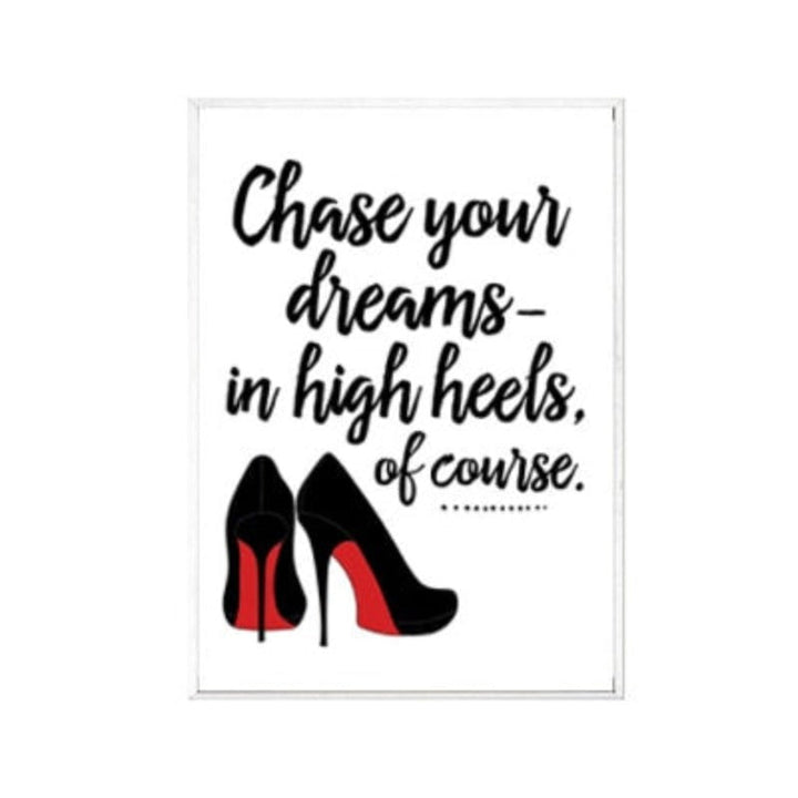 Dream In Heels - Canvas Wall Art Painting | Bowlift
