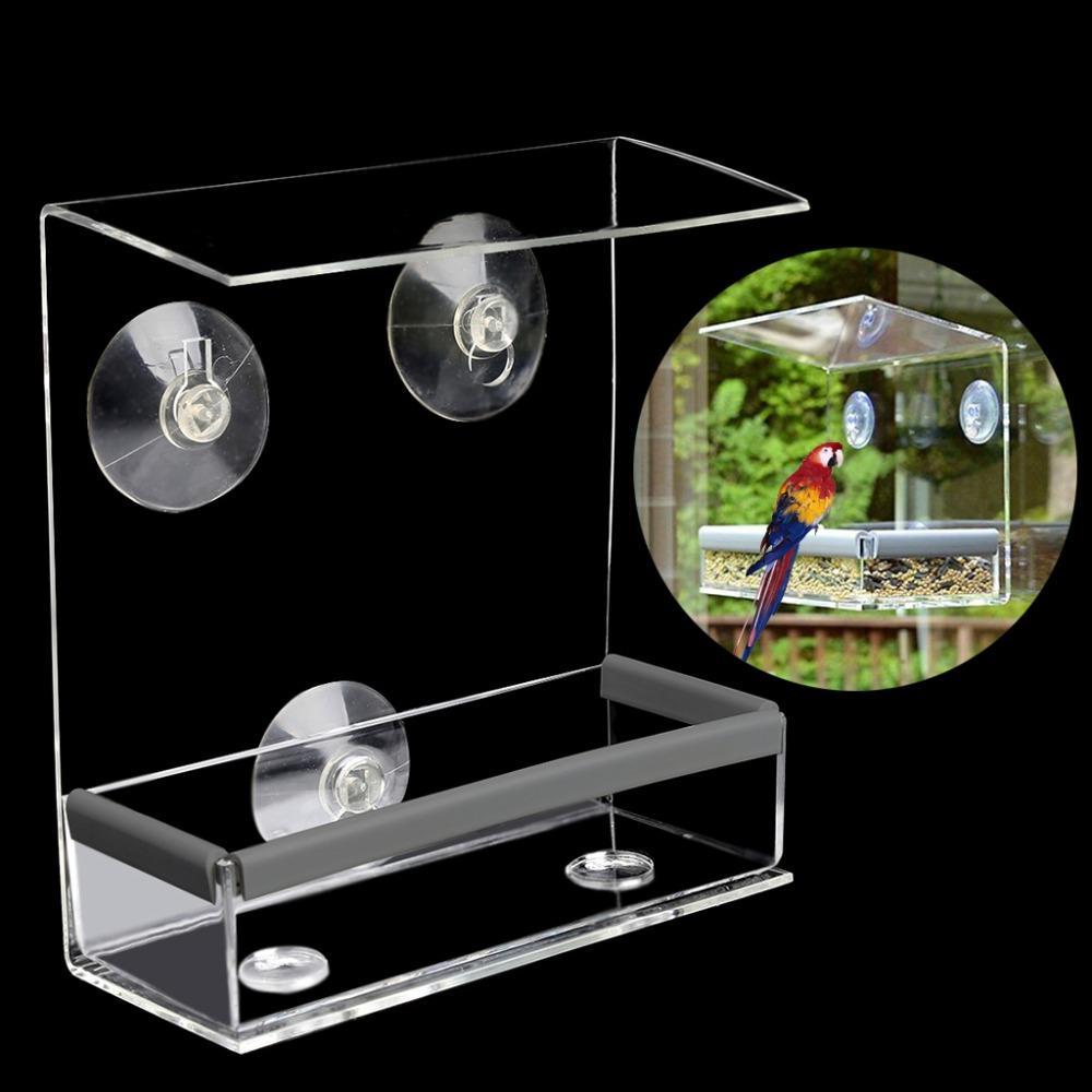BowLift | Solar Window Bird Feeder