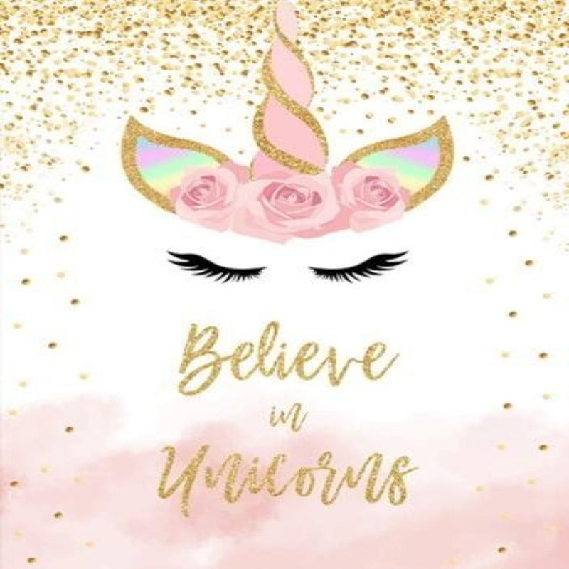 Pink Gold Unicorn - Canvas Wall Art Painting | Bowlift