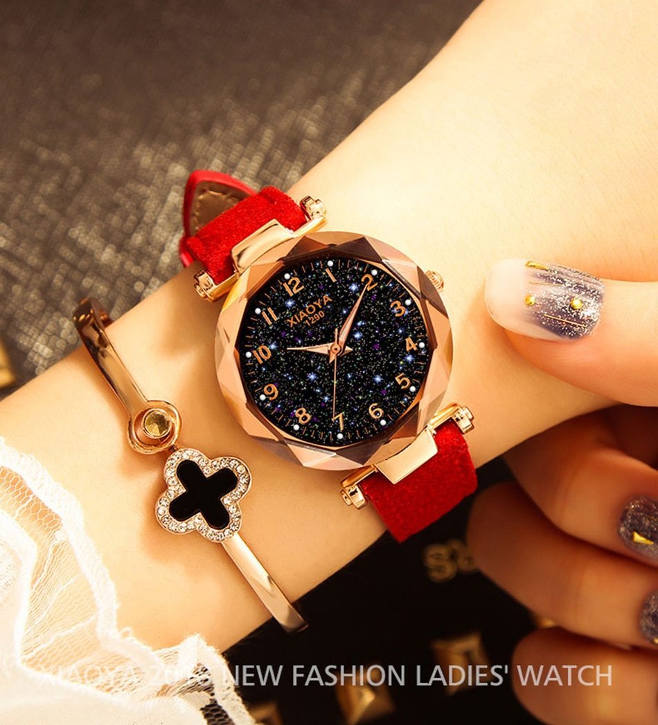 BowLift | Multiple Colors Galaxy Star Designer Women's Bracelet Watch