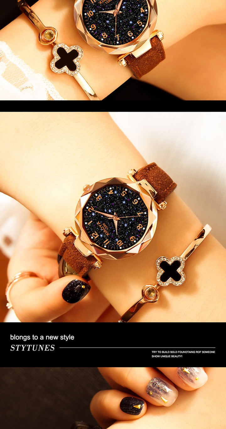 BowLift | Multiple Colors Galaxy Star Designer Women's Bracelet Watch