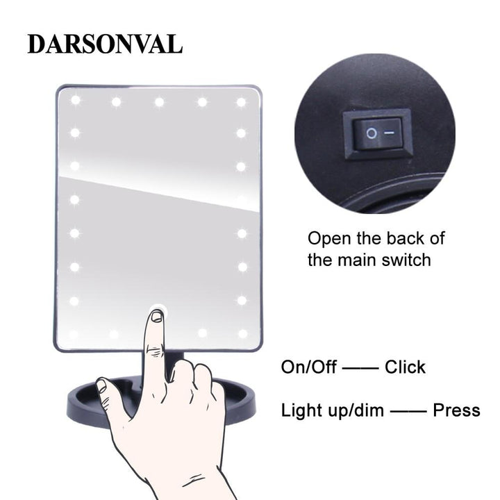 LED Light Frame Make-Up Mirror | Bowlift