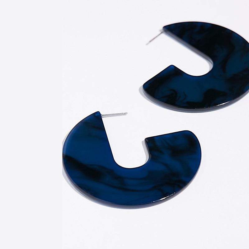 Nora - Flat Semi Hoop Earrings | Bowlift