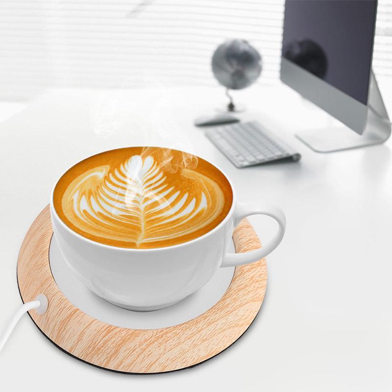USB Cup Warmer - Wood Grain | Bowlift