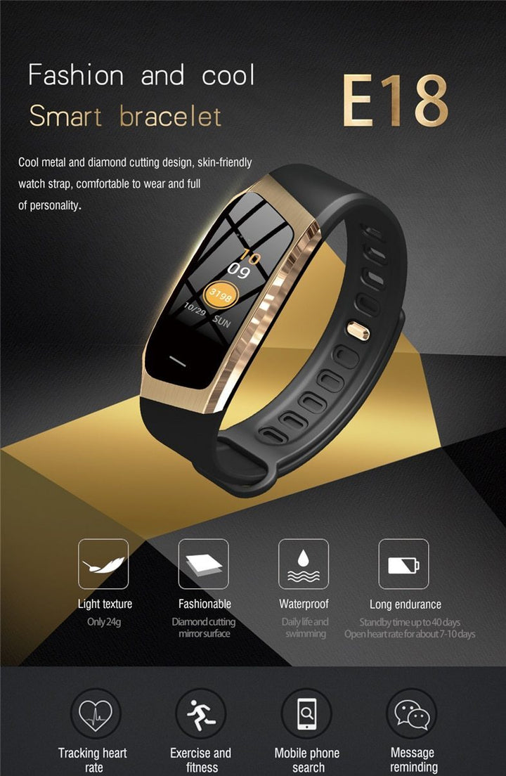 BowLift | Fitband Smart Watch Waterproof Blood Pressure Oxygen Heart Rate Monitor Sport Bracelet