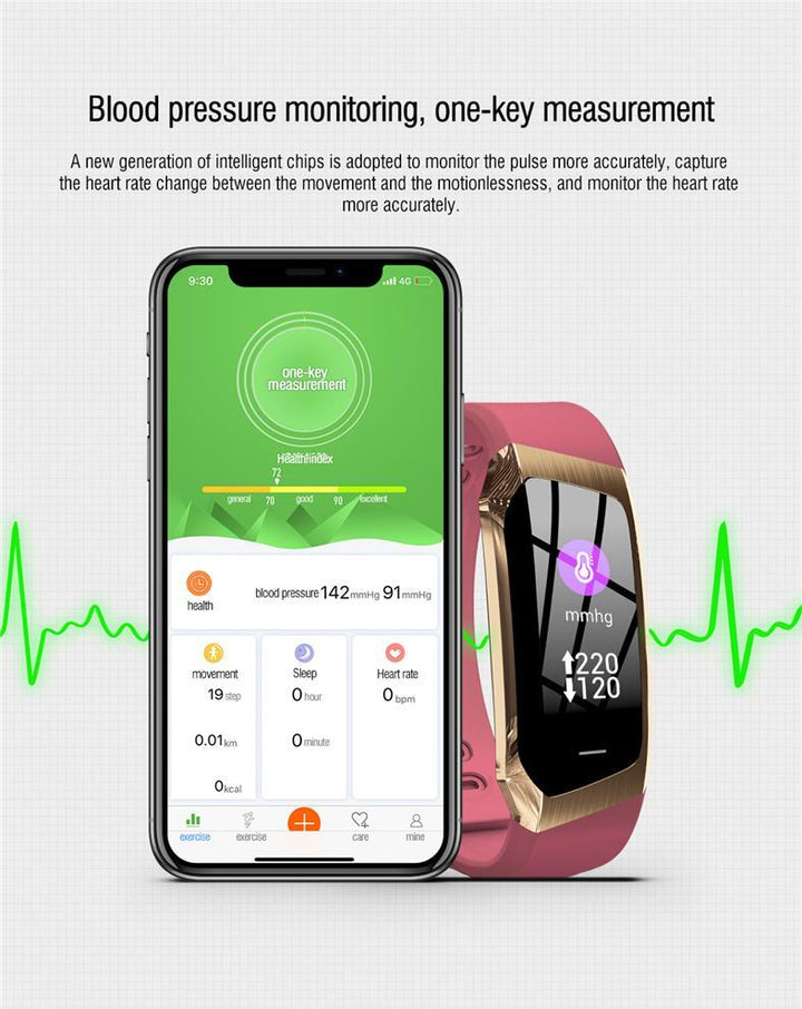 BowLift | Fitband Smart Watch Waterproof Blood Pressure Oxygen Heart Rate Monitor Sport Bracelet