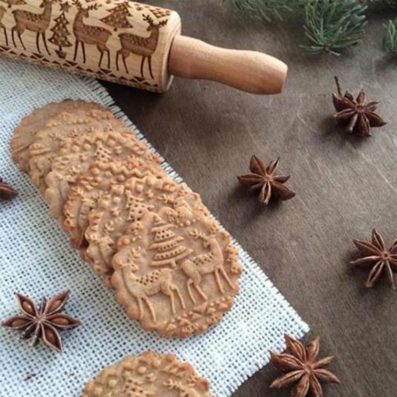 BowLift | Engraved rolling pin for creative patterns