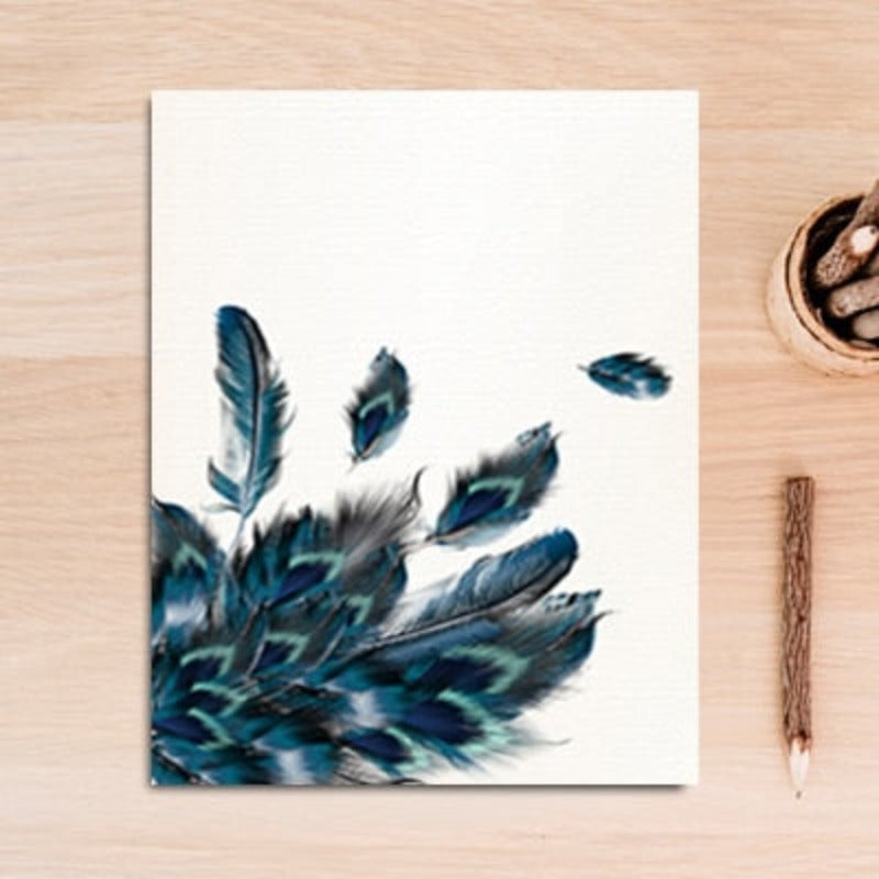 Beautiful Peacock Animals Flower Poster - Canvas Wall Art Painting | Bowlift