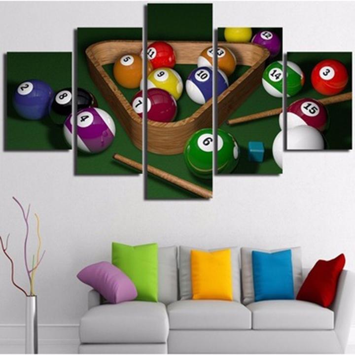 Billiards & Ball - Canvas Wall Art Painting | Bowlift