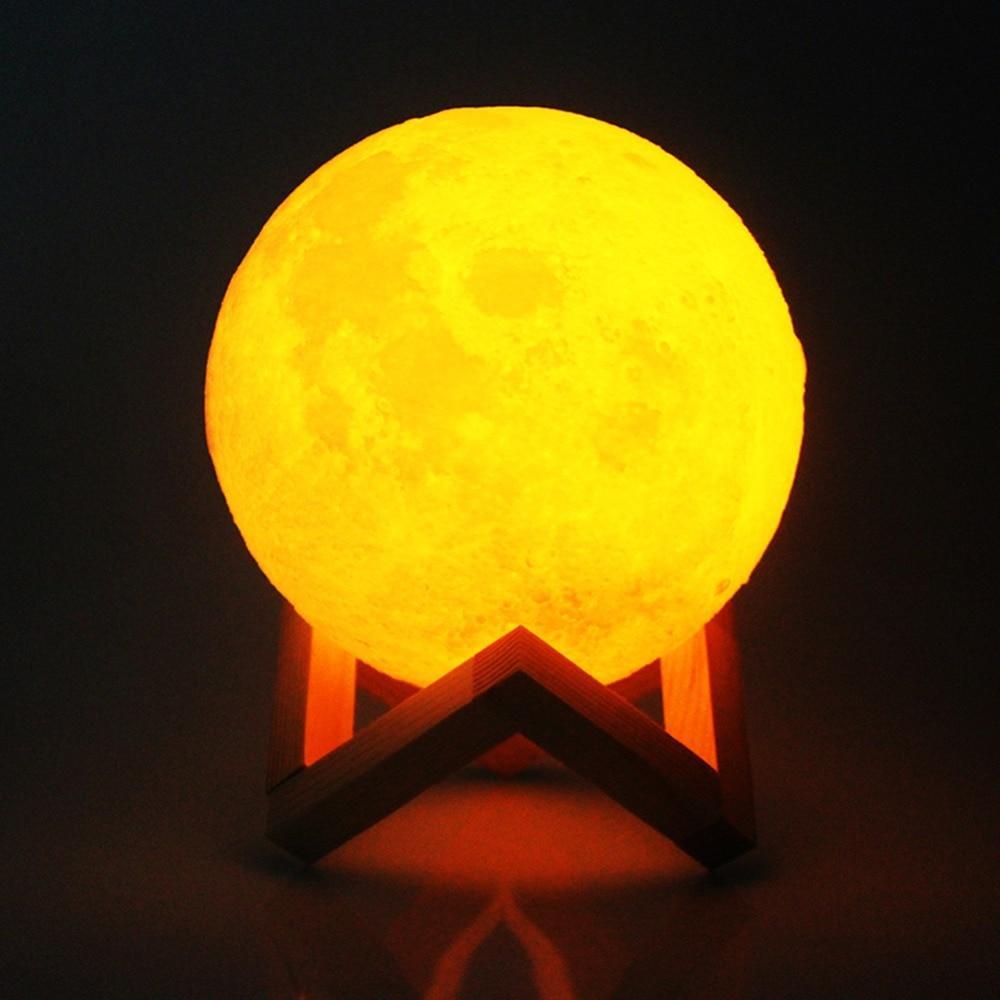 BowLift | Rechargeable Wireless Dual Color Lunar Full Moon Night LED Lamp
