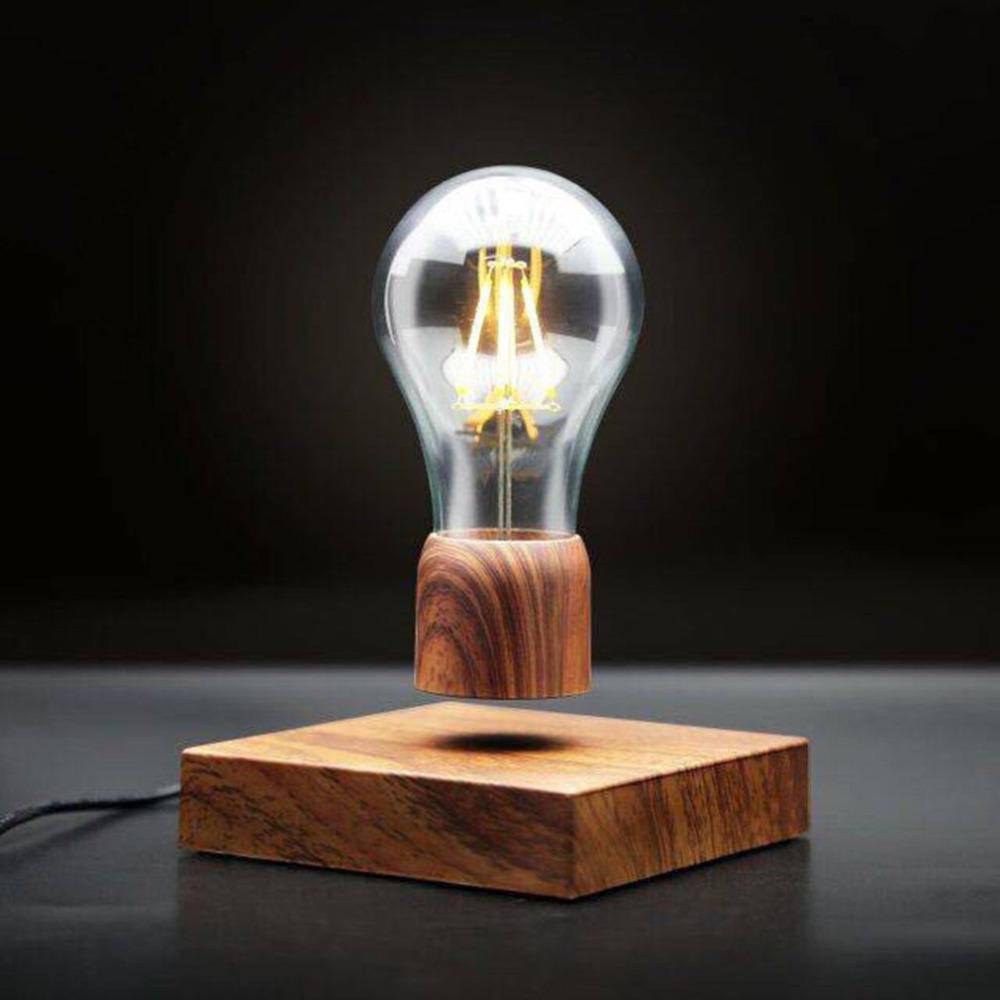 BowLift | Original Magnetic Levitating Desk Lamp with Wooden Base