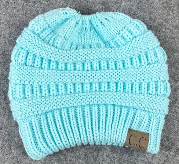 Soft Knit Ponytail Beanie Hat | Bowlift