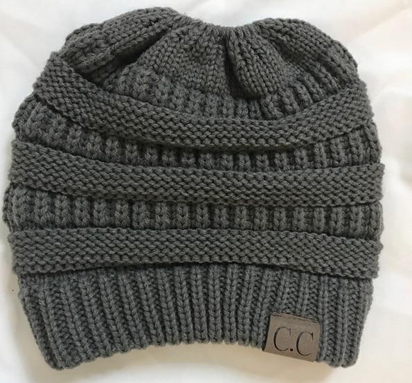 Soft Knit Ponytail Beanie Hat | Bowlift