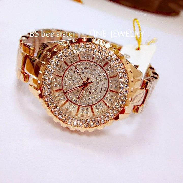 BowLift | Montre Fashion Designer Luxury Diamond Silver Women Watch
