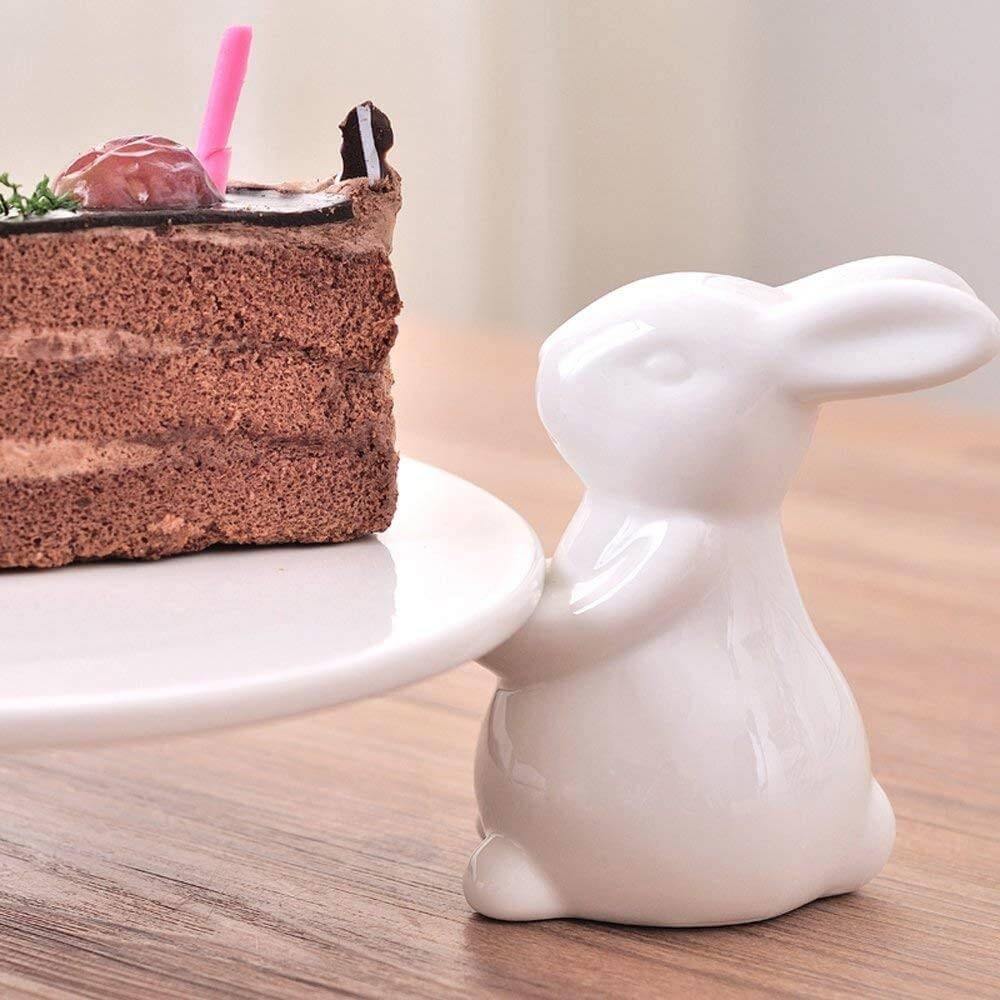 BowLift | Rabbit Ceramic Dessert Server Tray