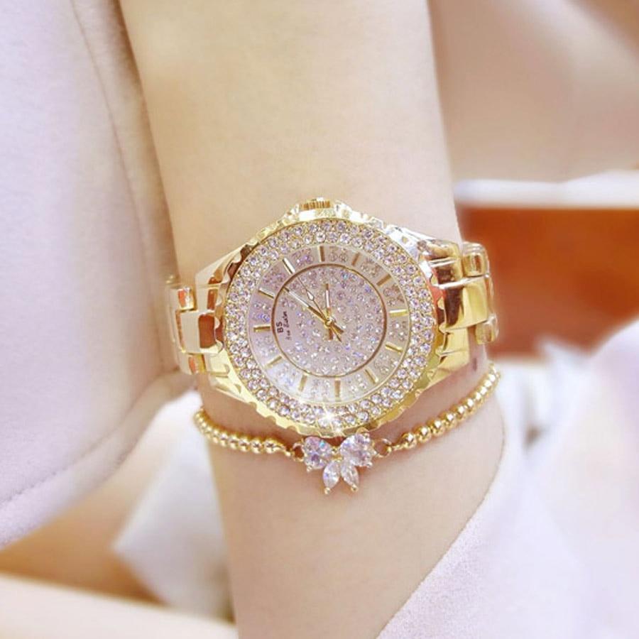 BowLift | Montre Fashion Designer Luxury Diamond Silver Women Watch