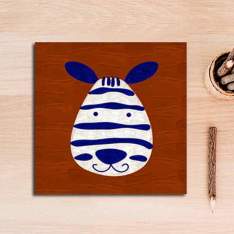 Cartoon Animals Nursery - Canvas Wall Art Painting | Bowlift