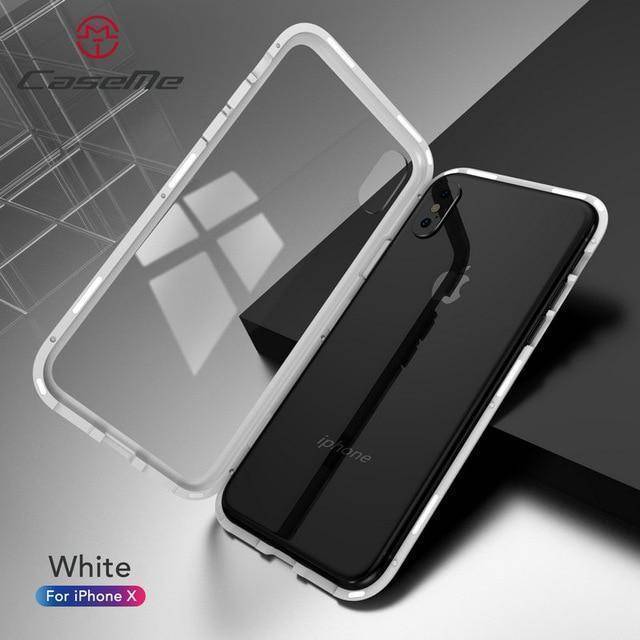 BowLift | 2019 New Magnetic Absorption Glass Cover Case for iPhone