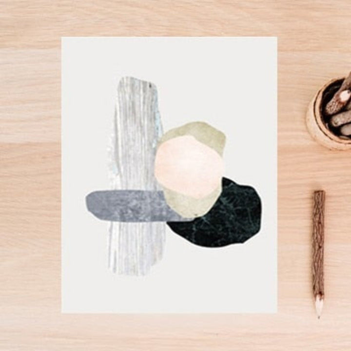 Abstract Geometric Nordic - Canvas Wall Art Painting | Bowlift