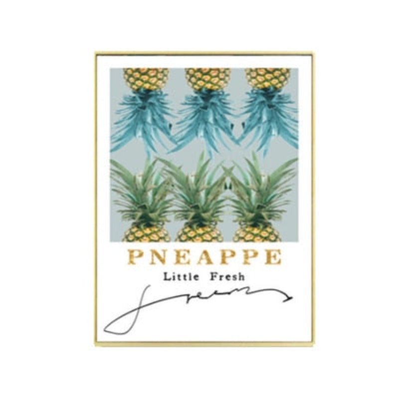 Fresh Pineapple Music - Canvas Wall Art Painting | Bowlift