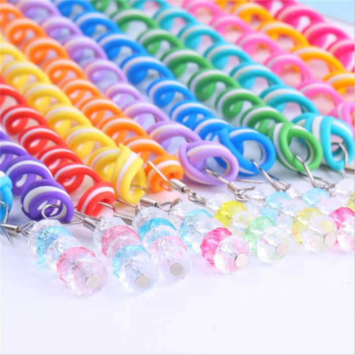 Kata - Rainbow Rolled Hair Braid Wraps | Bowlift