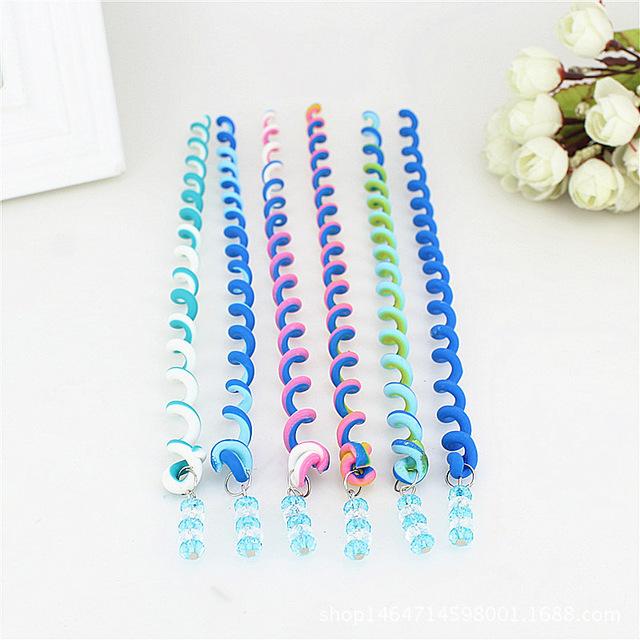 Kata - Rainbow Rolled Hair Braid Wraps | Bowlift