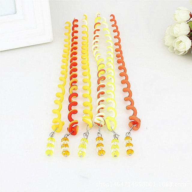 Kata - Rainbow Rolled Hair Braid Wraps | Bowlift