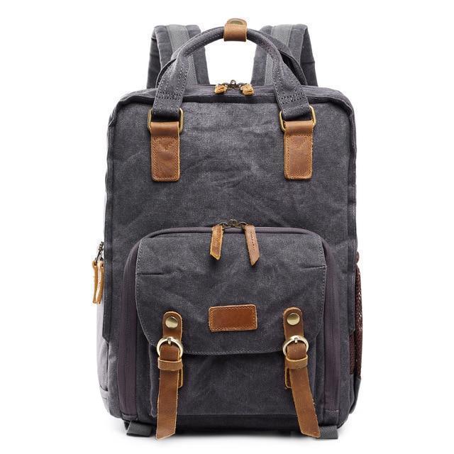 BowLift | Waterproof Waxed Canvas Camera Backpack