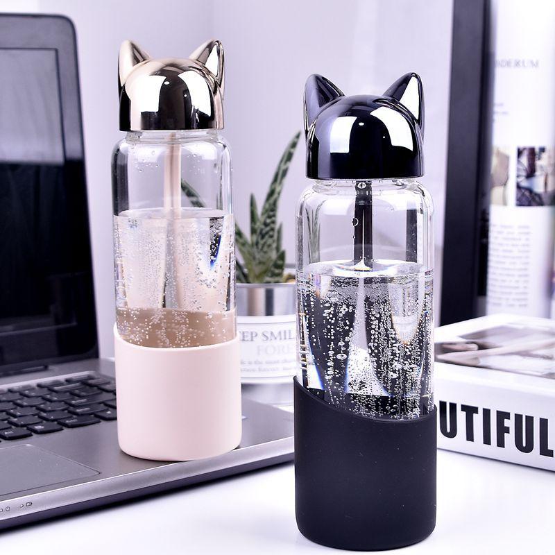 Laia - Cat Ear Portable Water Bottle | Bowlift
