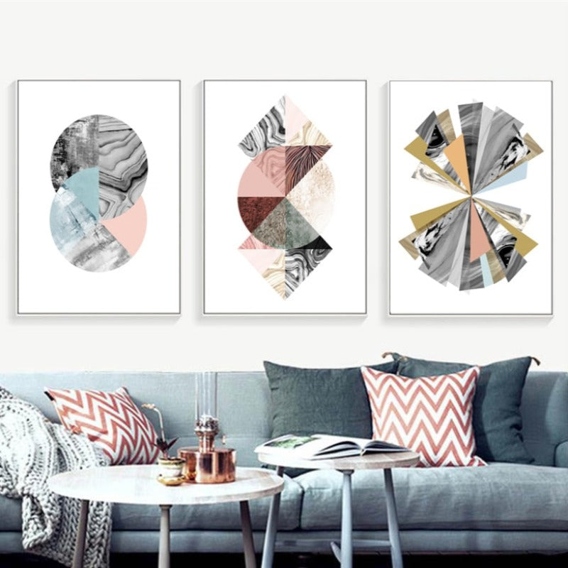 Abstract Watercolor - Canvas Wall Art Painting | Bowlift