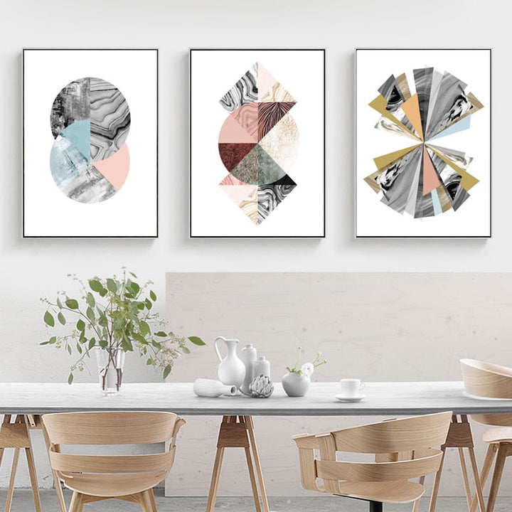 Abstract Watercolor - Canvas Wall Art Painting | Bowlift