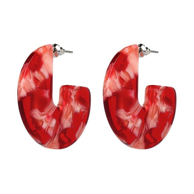Nora - Flat Semi Hoop Earrings | Bowlift