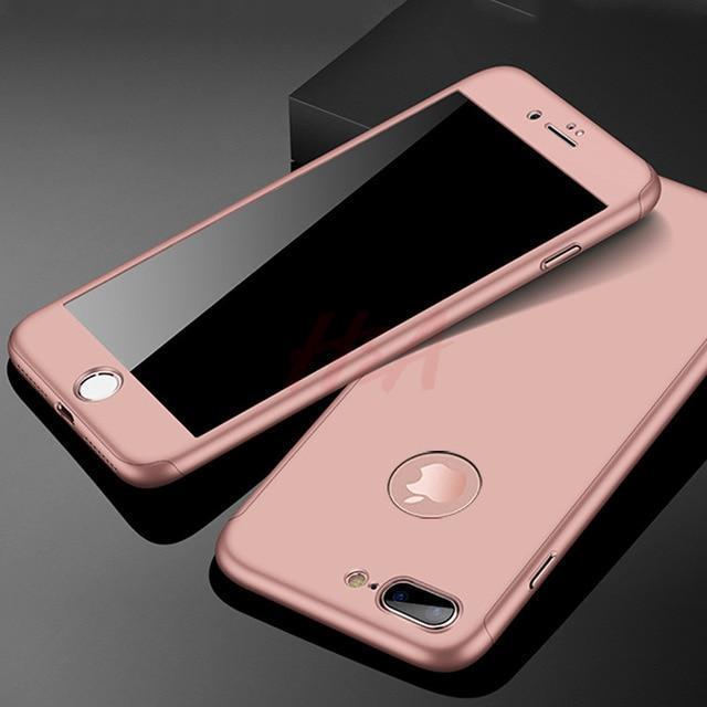 BowLift | 360 Full Protection Phone Case For iPhone With Front Glass Cover